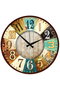 Wallity Huhuas00007 Reloj Decorativo de MDF 50 x 50 cm